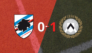 udinese gano por la minima en su visita a sampdoria