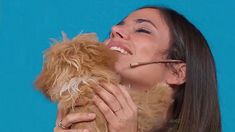 El reencuentro de Romina con su mascota Caramelo. El reencuentro de Romina con su mascota Caramelo.