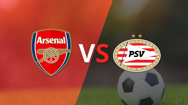 Goleada de Arsenal 4 a 0 sobre PSV
