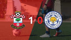 leicester city no pudo en su visita a southampton y cayo 1-0