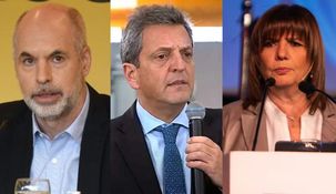 Larreta, Massa y Bullrich bajaron sus cierres de campaña.