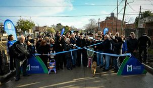 El momento de la inauguración.