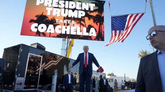 la policia detuvo a un hombre armado cerca de un acto de campana de trump en california
