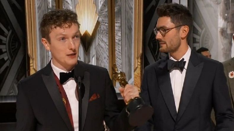 Los directores de Un adiós irlandés.