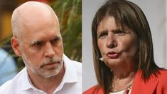 Arde la interna entre Horacio Rodríguez Larreta y Patricia Bullrich.