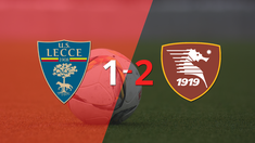 victoria apretada de salernitana por 2-1 sobre lecce