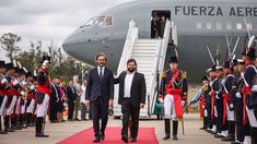 El canciller argentino, Santiago Cafiero, recibió al mandatario trasandino en Ezeiza. El canciller argentino, Santiago Cafiero, recibió al mandatario trasandino en Ezeiza.