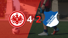 Contundente 4-2 de Eintracht Frankfurt sobre Hoffenheim
