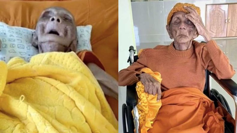 Quién es Luang Pho Yai, el monje budista que se hizo viral en redes  sociales por su particular apariencia
