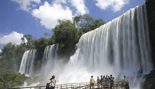 Las cataratas del Iguazú, uno de los puntos turísticos preferidos.