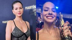 La China Suárez se mostró en los Martín Fierro Latino con un hombre misterioso.