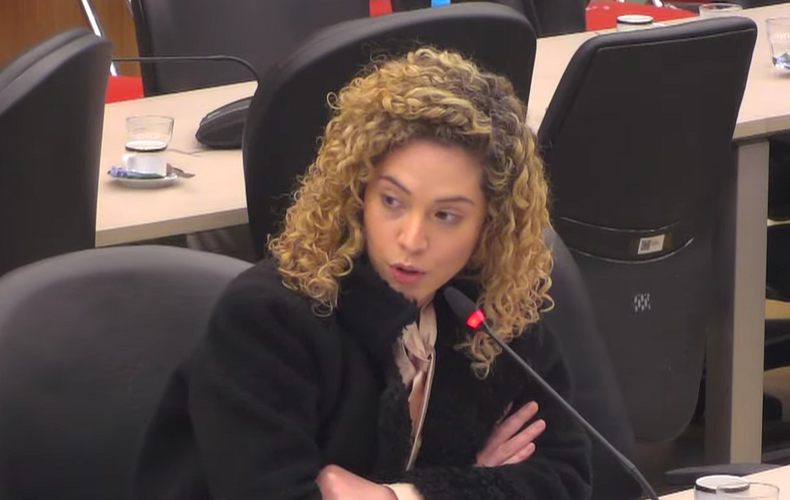 La diputada Arrieta