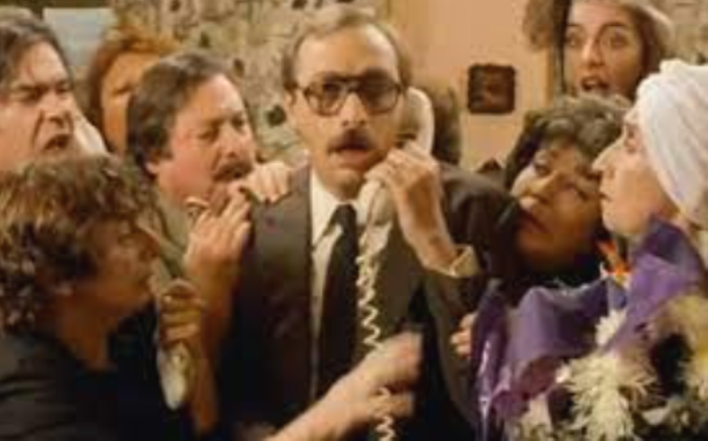 La familia Musicardi en la versión de cine dirigida por Alejandro Doria.