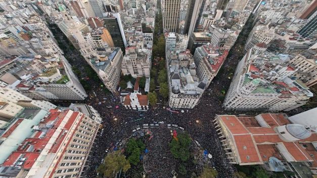 Para Milei, la marcha fue una reedición de la campaña del miedo de Sergio Massa.