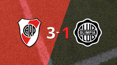 river plate se quedo con el duelo amistoso ante olimpia river plate se quedo con el duelo amistoso ante olimpia