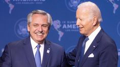 El Presidente Alberto Fernández y su par estadounidense, Joe Biden. El Presidente Alberto Fernández y su par estadounidense, Joe Biden.