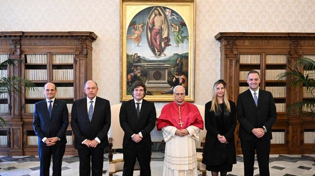 Milei tuvo un primer encuentro con León XIV en junio del 2025.