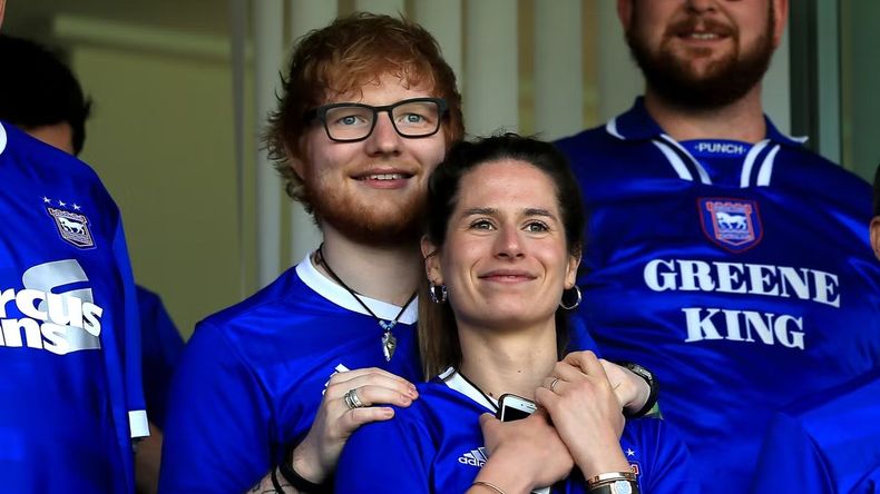Ed Sheeran y Cherry Seaborn se casaron en enero de 2019.