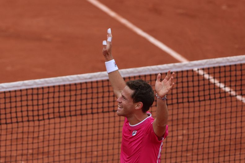 Schwartzman es el único argentino que sigue adelante en París.