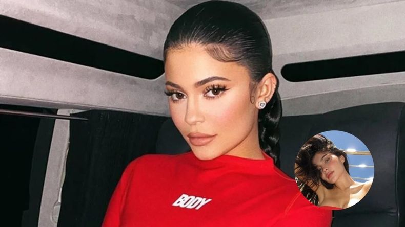 Kylie Jenner deslumbró en Mallorca con una microbikini roja de inspiración retro