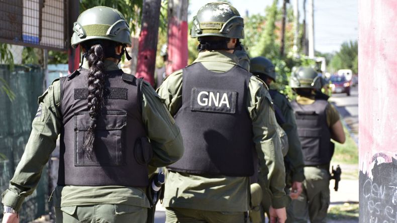 Gendarmería, una de las fuerzas federales que reclama recomposición salarial.