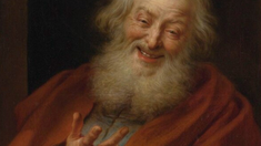 ‘El alegre Demócrito’, por Charles-Antoine Coypel (1746).