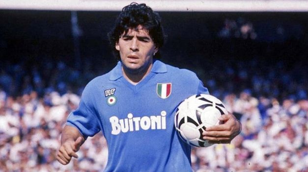 Maradona jugó en el Napoli entre 1984 y 1991.