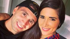 Madinha y Emiliano Dibu Martínez.&nbsp;