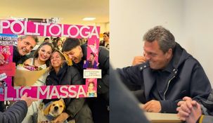 sergio massa, presente en la unsam: asistio a la recibida de su hija y vio el partido de la seleccion con los alumnos