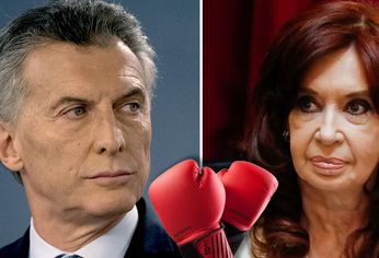 C5N | Mauricio Macri Cristina guantes de boxeo