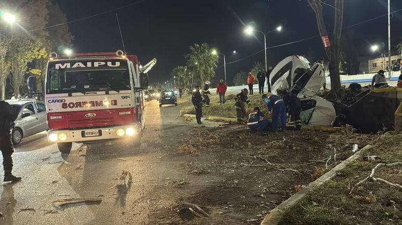 El impactante choque dejó el saldo de dos muertos.&nbsp;