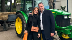 Bettina Angeletti y Manuel Adorni en la Expo Agro 2024. Bettina Angeletti y Manuel Adorni en la Expo Agro 2024.