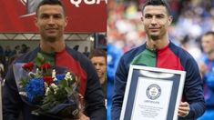 Cristiano Ronaldo: No persigo los récords, los récords me persiguen a mí. Cristiano Ronaldo: No persigo los récords, los récords me persiguen a mí.