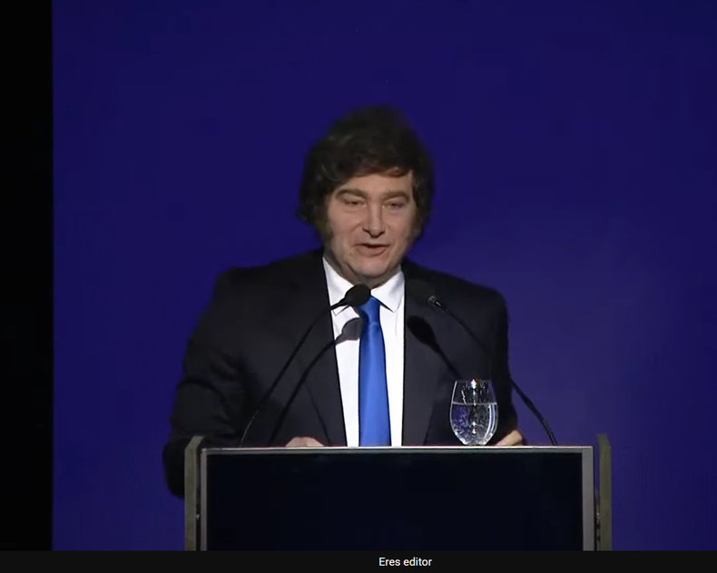Javier Milei en Corrientes.