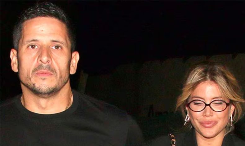 Wanda Nara y Martín Migueles juntos en la celebración de cierre de Masterchef Celerity.