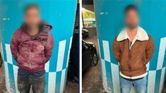 Facundo Parra y Hernán Fredes fueron detenidos por pelearse con la policía.
