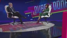 La vicepresidenta, en un mano a mano con Pablo Duggan. La vicepresidenta, en un mano a mano con Pablo Duggan.