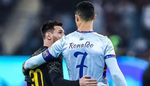 Cristiano Ronaldo le mostró su apoyo a Messi tras la muerte de su padre.