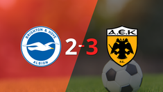 aek saco el triunfo ante brighton and hove a pesar del doblete de joao pedro