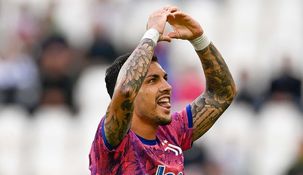 Paredes celebró su primer gol en la temporada.
