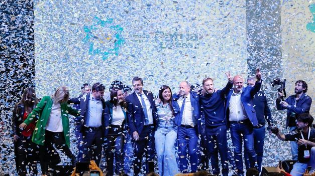 El acto fue en el Parque Eva Perón.