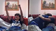 la emocionante reaccion de padre e hijo hinchas de gimnasia tras lograr la permanencia en primera