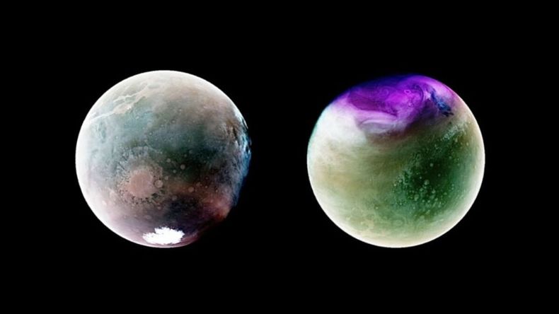 Las imágenes de Marte reveladas por la NASA son impresionantes. 