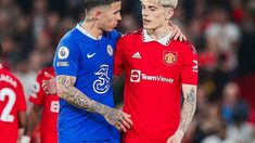 Enzo Fernández y Alejandro Garnacho. Enzo Fernández y Alejandro Garnacho.