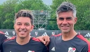 El Pichi Escudero volvió a River en 2022 de la mano de Marcelo Gallardo.