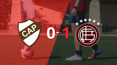 a lanus no le sobro nada, pero vencio a platense en su casa por 1 a 0
