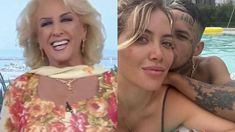 Mirtha invitó al cantante que llegó acompañado de la mediática durante todo el programa. Mirtha invitó al cantante que llegó acompañado de la mediática durante todo el programa.