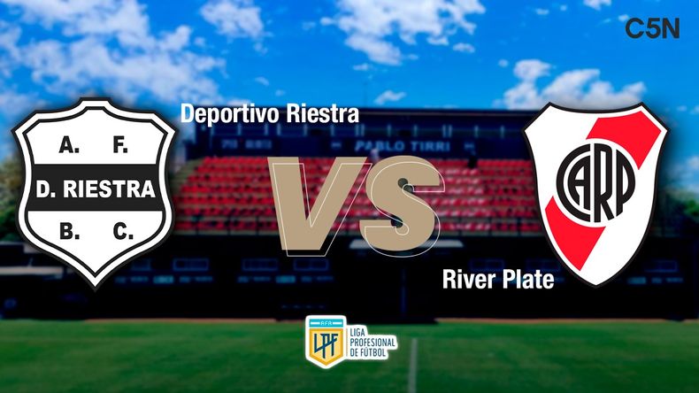 Riestra y River se enfrentan por el Torneo Apertura 2025.&nbsp;