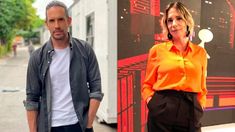 Fuerte cruce entre Diego Ramos y Ángela Lerena en vivo Fuerte cruce entre Diego Ramos y Ángela Lerena en vivo