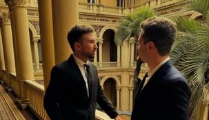 Novelli junto a Terrones Godoy en la Casa Rosada. Novelli junto a Terrones Godoy en la Casa Rosada.